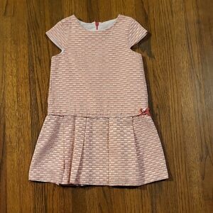 Tartine et Chocolat Pink Textured Kids Dress